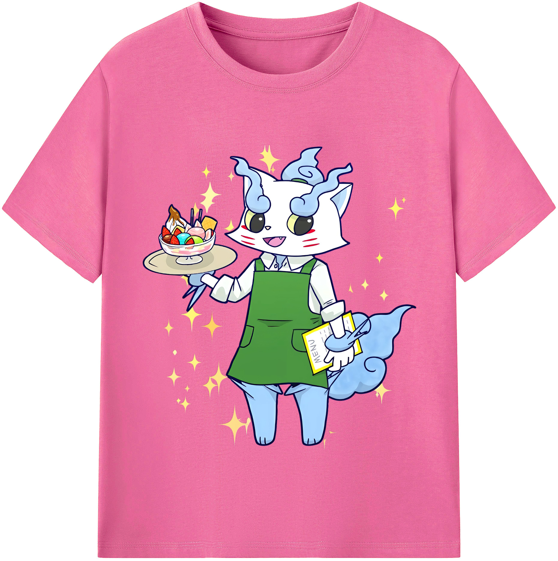 （画像用） 妖怪ウォッチ Yo-kai Watch レディースカジュアルプリントTシャツ（綿100％）